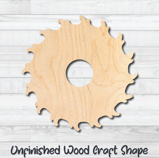 Saw Blade 12 Sawblade Tool Unfinished Wood Shape Blank Laser Engraved Cutout Woodcraft Craft Supply