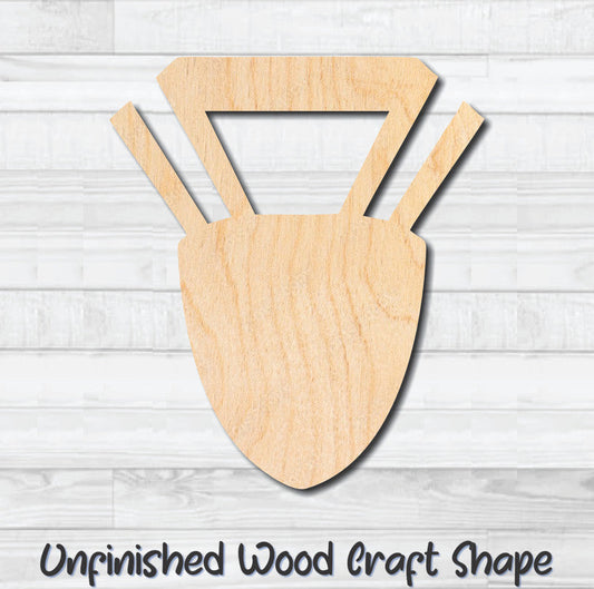 Award Ribbon 13 Unfinished Wood Shape Blank Laser Engraved Cutout Woodcraft Craft Supply