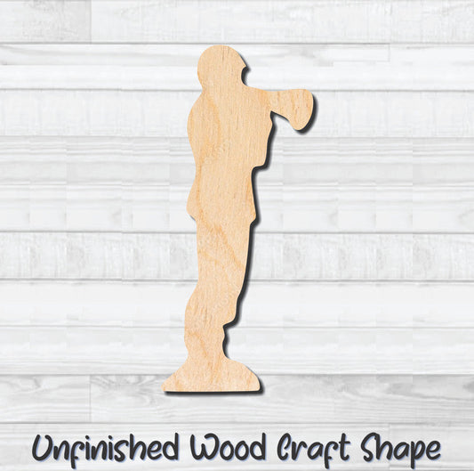 Green Army Men 8 Unfinished Wood Shape Blank Laser Engraved Cutout Woodcraft Craft Supply