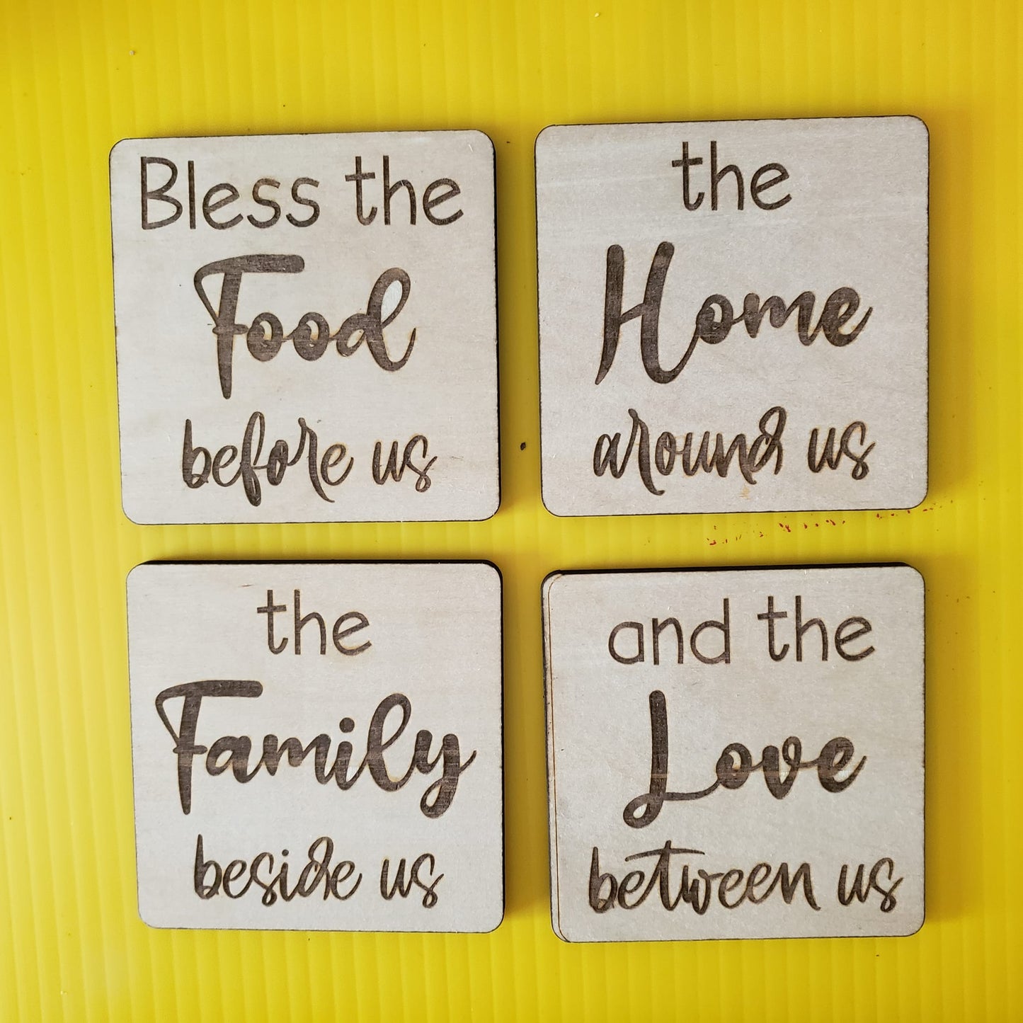 Kitchen ~ Food Family Home Love Farmhouse ~ Laser Engraved Sign Wood Wall Art